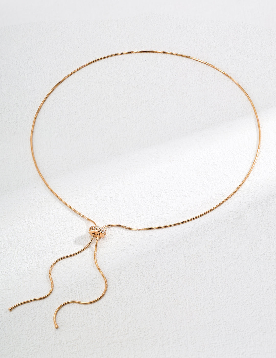 Adjustable Zircon Necklace