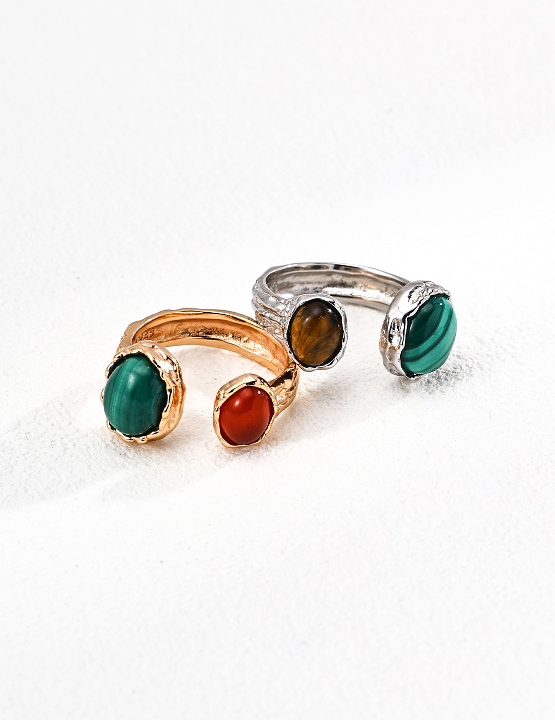 Twinstone Open Ring
