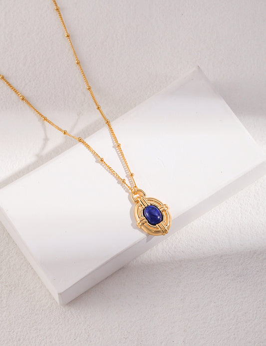 Vintage Inspired Lapis Lazuli Necklace